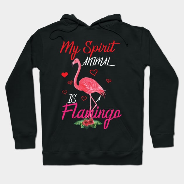 My spirit animal is a flamingo shirt Hoodie by soufibyshop